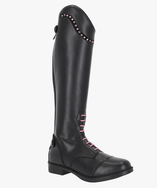 STIVALI PER EQUITAZIONE ECOPELLE JUNIOR PINK LADY Stivali 